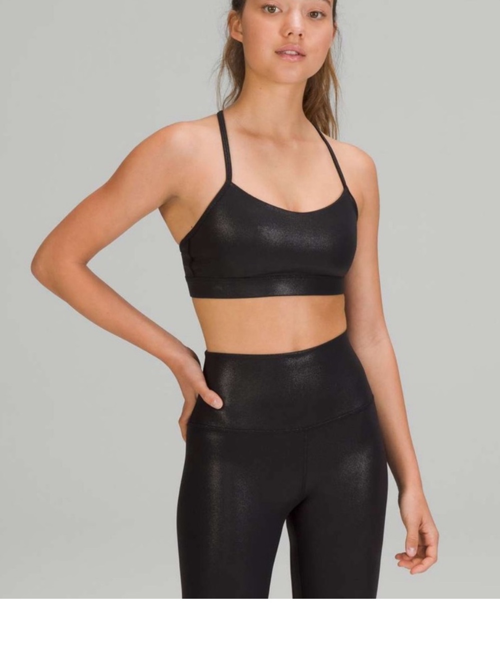 lululemon athletica Flow Y Bra - Black